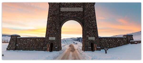 A kapu képe, Yellowstone (120x50 cm)