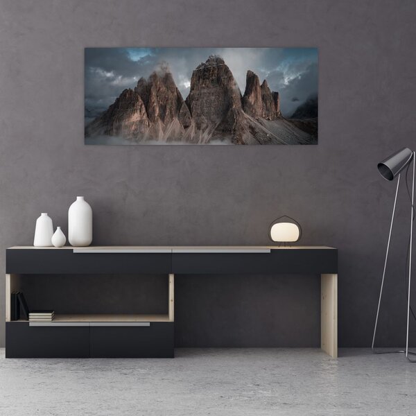 Kép - Három fogak, olasz Dolomitok (120x50 cm)