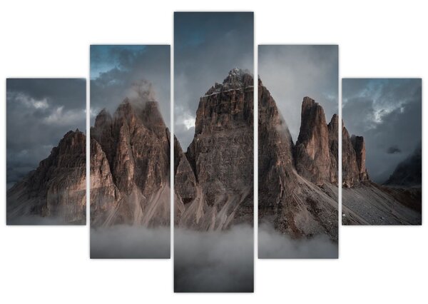Kép - Három fogak, olasz Dolomitok (150x105 cm)