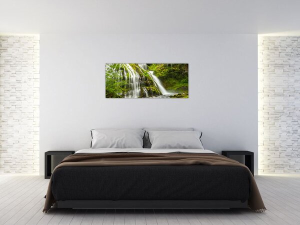 Kép - Vízesés, Wind River Valley (120x50 cm)