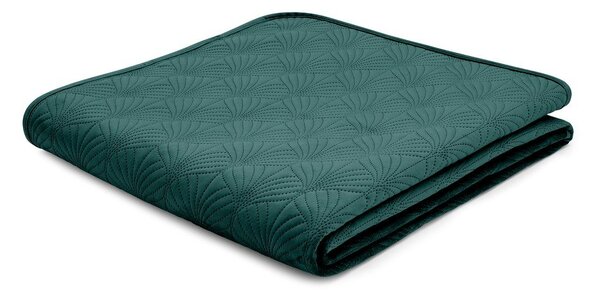 Zöld steppelt ágytakaró 220x230 cm Art Deco Pearl – Catherine Lansfield