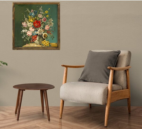 Vintage Flowers fali kép, 50 x 50 cm