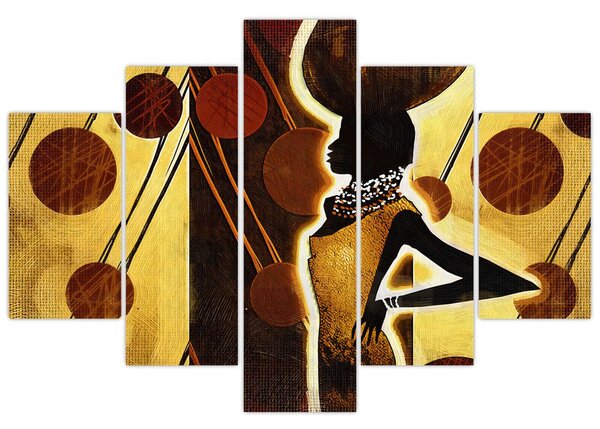 Egy ősi művészeti festmény képe (150x105 cm)