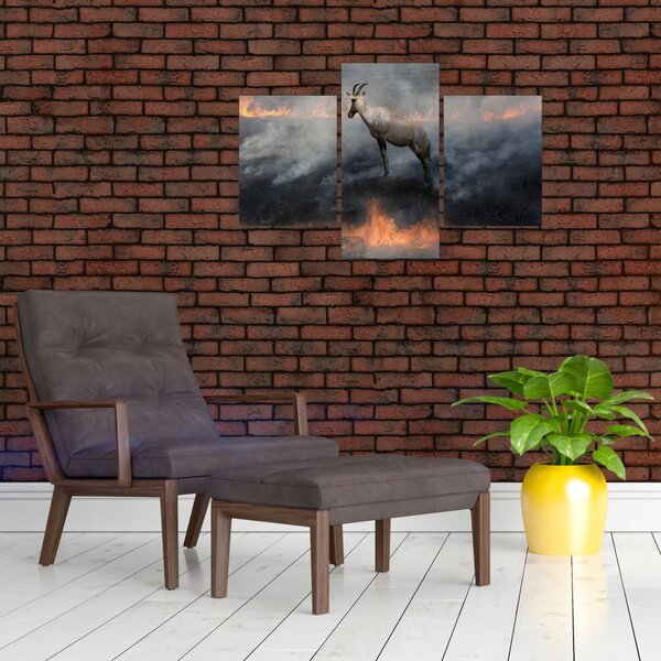 Zerge a tűzben képe (90x60 cm)