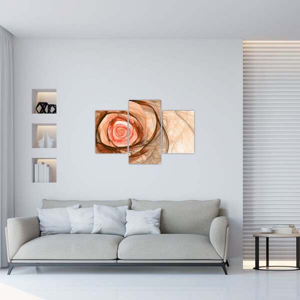 Kép - művészi rózsa (90x60 cm)