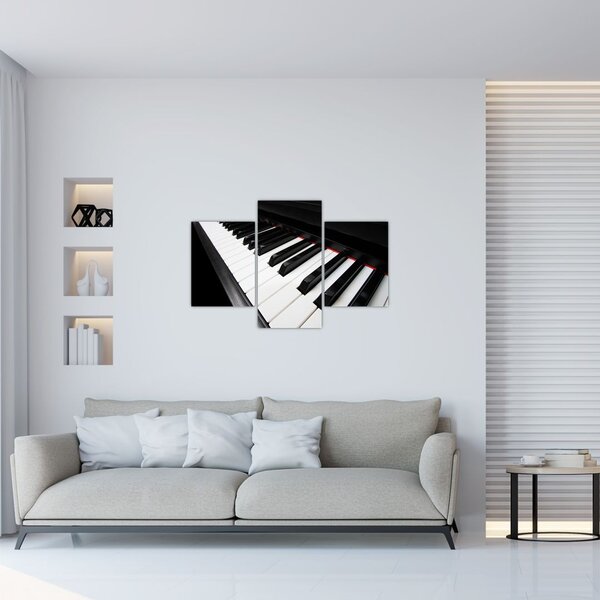 Zongora billentyű képe (90x60 cm)