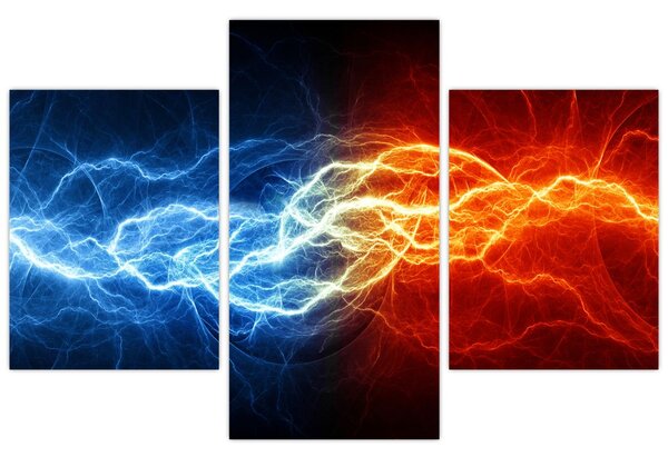 Az elektromos feszültség képe (90x60 cm)