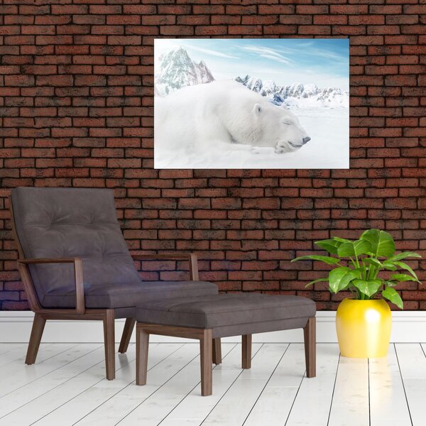 Kép - Jegesmedve (90x60 cm)