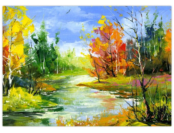 Kép - Tájfestés (70x50 cm)