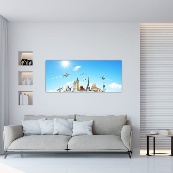 Kép - Utazás (120x50 cm)