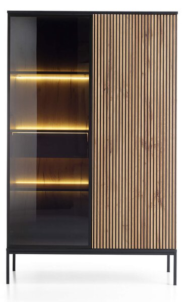 SENTO WTSZ104 magas vitrin - fekete