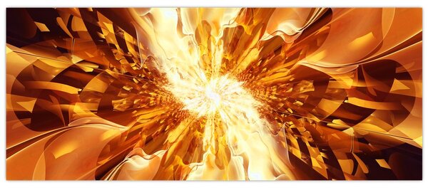 Kép - Absztrakció (120x50 cm)