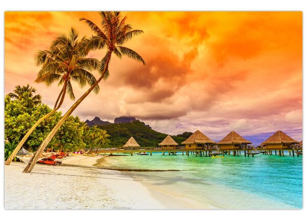Kép - Bora Bora szigete (90x60 cm)