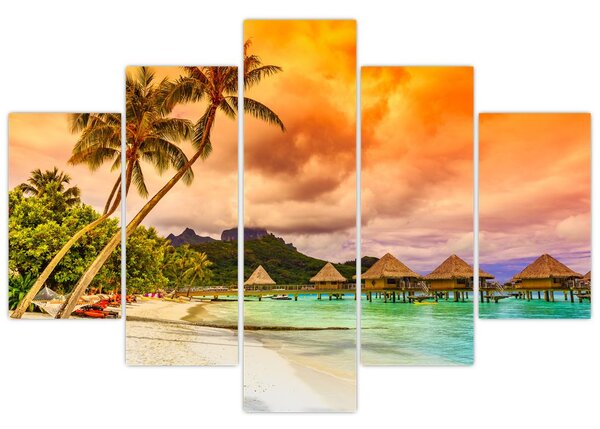 Kép - Bora Bora szigete (150x105 cm)