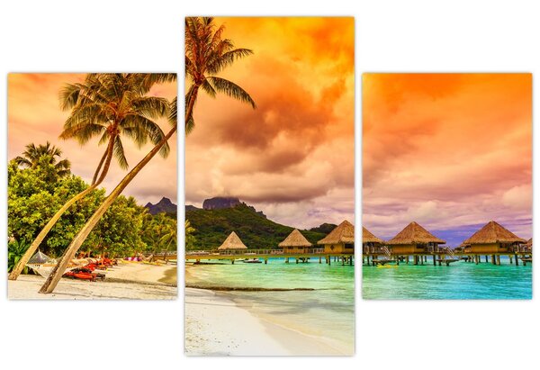 Kép - Bora Bora szigete (90x60 cm)