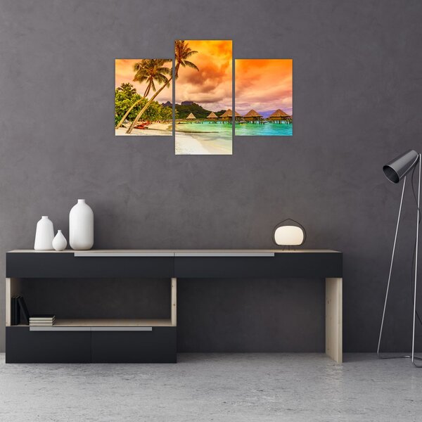 Kép - Bora Bora szigete (90x60 cm)
