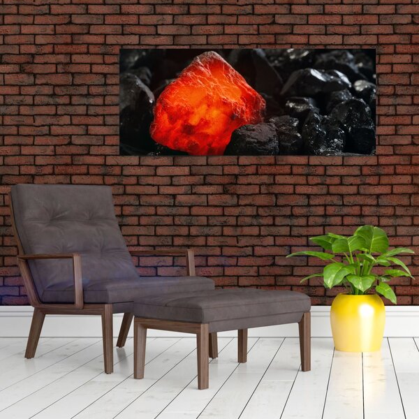 Kép - Izzó ásvány (120x50 cm)