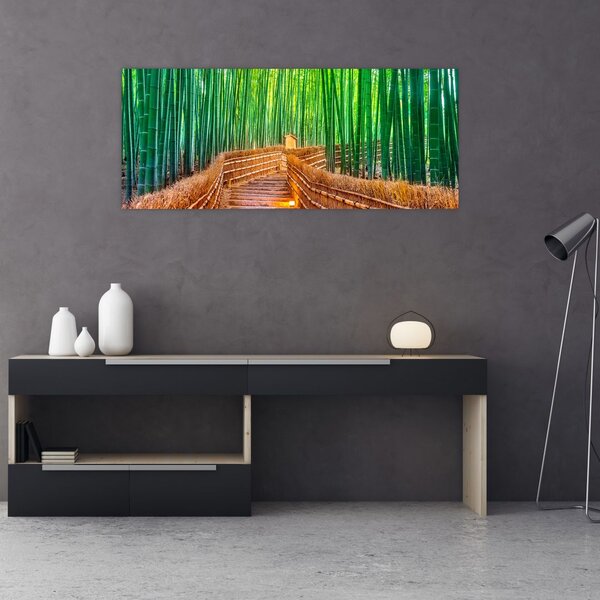 Kép - Japán bambusz erdő (120x50 cm)