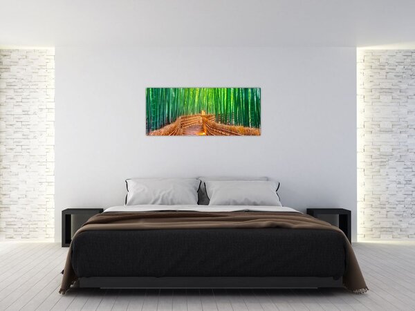 Kép - Japán bambusz erdő (120x50 cm)