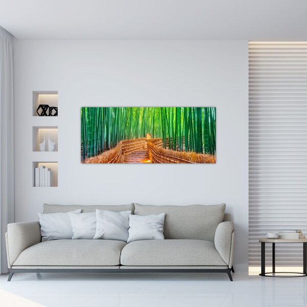 Kép - Japán bambusz erdő (120x50 cm)