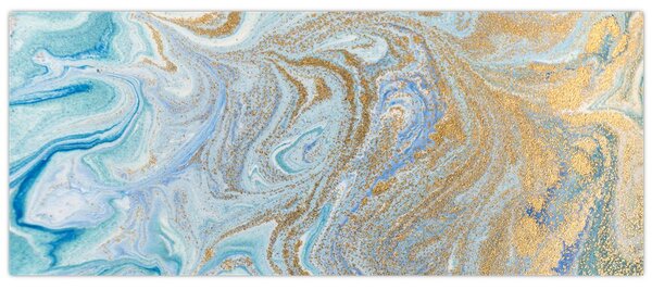 Kép - Kék márvány (120x50 cm)