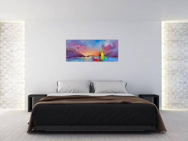Kép - Naplemente (120x50 cm)