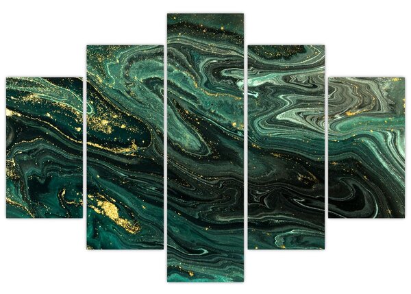 Kép - Zöld márvány (150x105 cm)