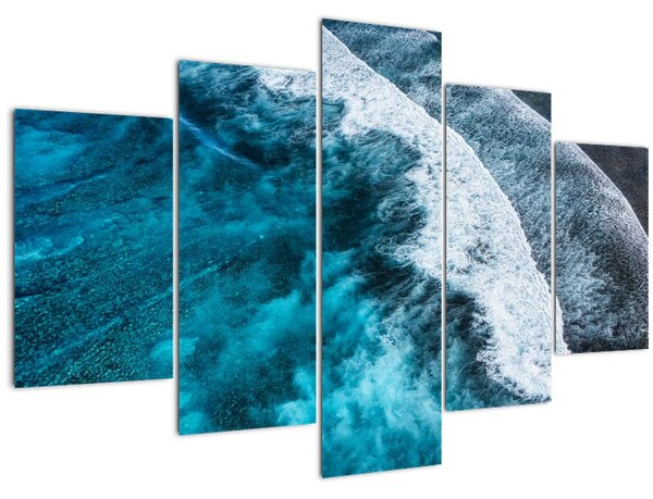 Kép - Hullámok a tengeren (150x105 cm)