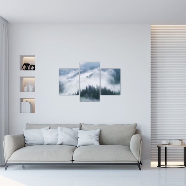 Kép - Fák a ködben (90x60 cm)