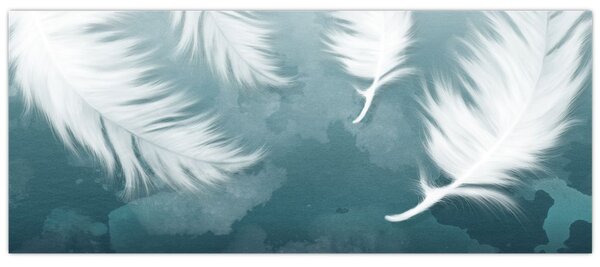 Kép - Fehér toll (120x50 cm)