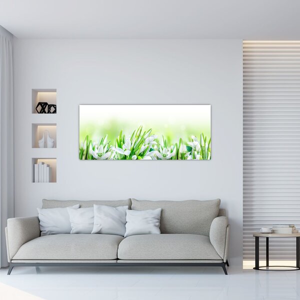 Kép - Hóvirág (120x50 cm)