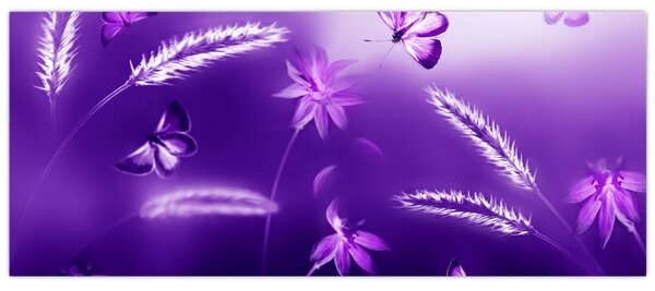 Kép - Pillangó rét (120x50 cm)