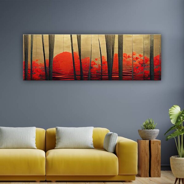 120x50 cm Japán művészet vászonkép