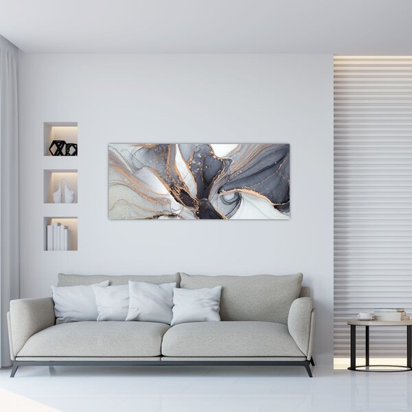 Kép - Szürke márvány (120x50 cm)