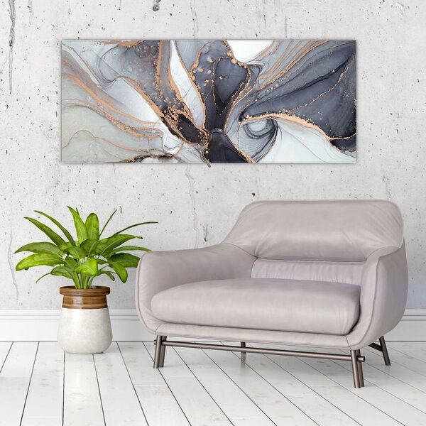 Kép - Szürke márvány (120x50 cm)