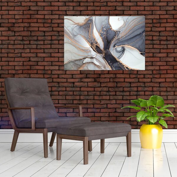 Kép - Szürke márvány (90x60 cm)