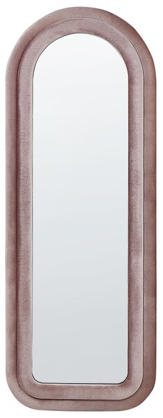 Falitükör CULAN 60 cm 160 cm Bársony Rózsaszín