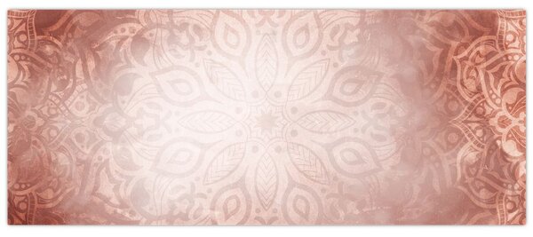Kép - Rózsaszín mandala (120x50 cm)