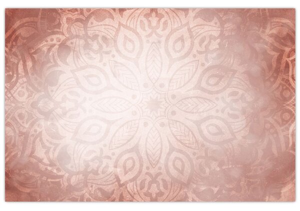 Kép - Rózsaszín mandala (90x60 cm)