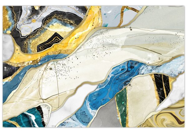 Kép - Színes márvány (90x60 cm)
