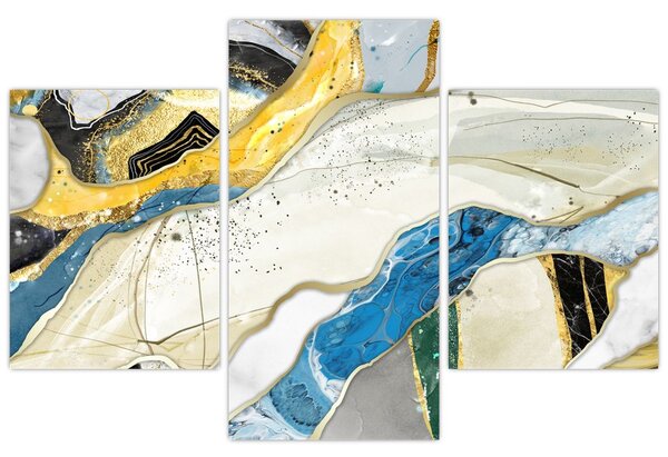 Kép - Színes márvány (90x60 cm)