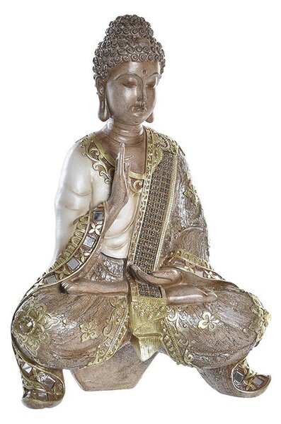Buddha szobor - Bézs - 24 cm