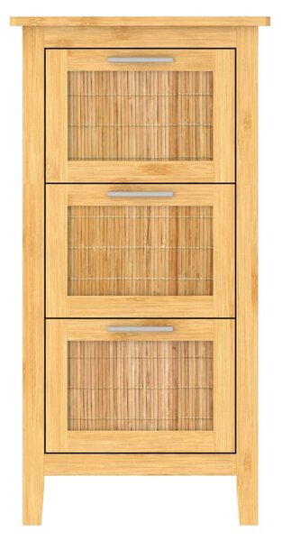 EISL bambusz fürdőszobaszekrény 3 fiókkal 30 x 42 x 82 cm (438812)