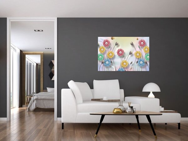Kép - Színes rét (90x60 cm)
