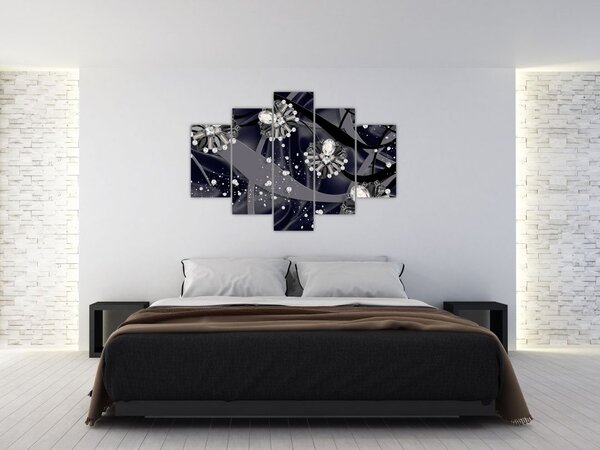 Kép - Gyémántok a térben (150x105 cm)