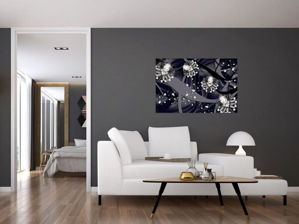 Kép - Gyémántok a térben (90x60 cm)