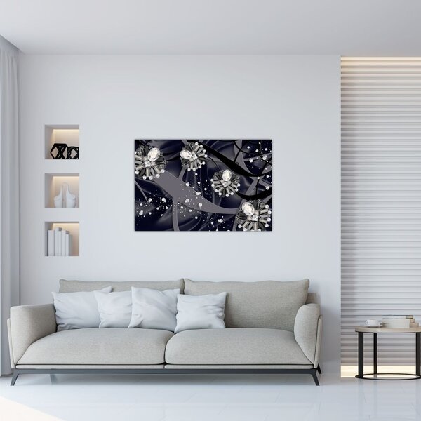 Kép - Gyémántok a térben (90x60 cm)