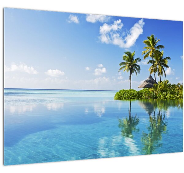 Kép - Trópusi sziget (70x50 cm)