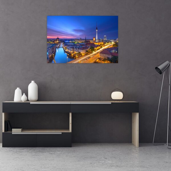 Kép - Kék ég Berlin felett (90x60 cm)