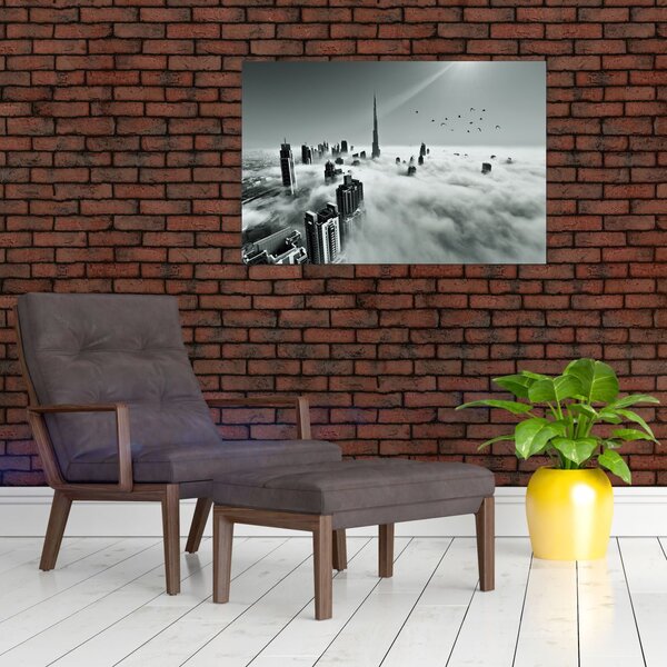 Kép - Felhőkarcolók Dubaiban (90x60 cm)
